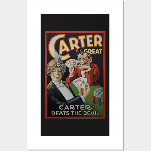 Carter Beats the Devil - Vintage Poster Wall Art by themasters